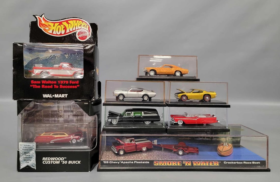 Group of Hot Wheels cars in original boxes (1 of 15)