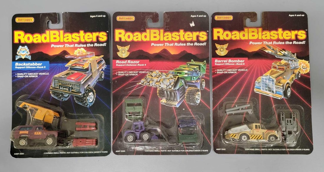 Group of Matchbox Road Blaster in blister packs (1 of 5)