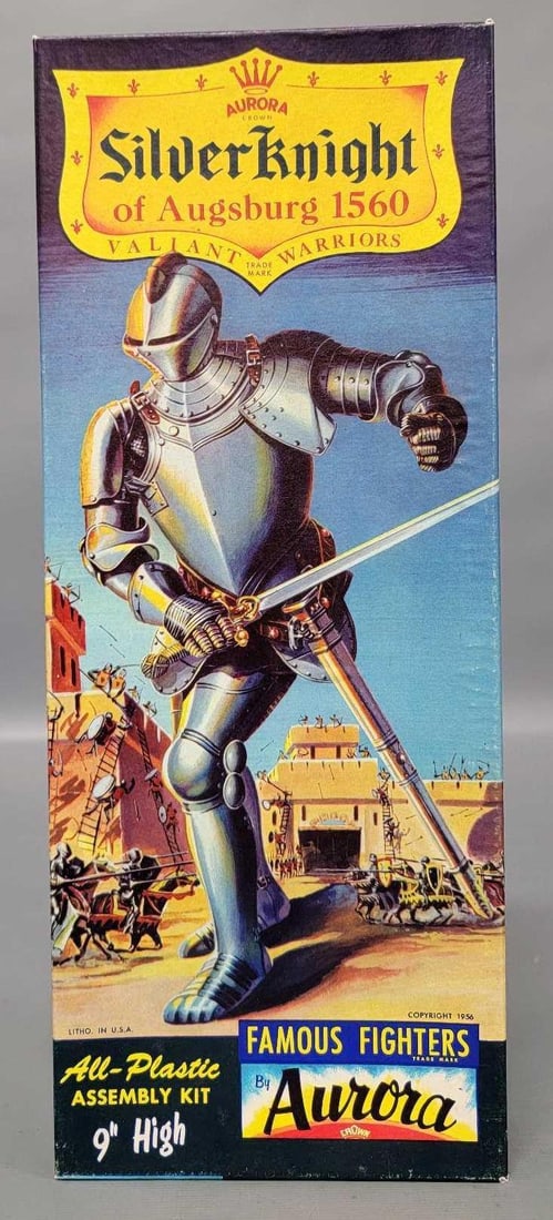 Maquette Aurora Crown - Silverknight Of Augsburg 1560 - Chevalier 22 Cm - Notice Anglaise