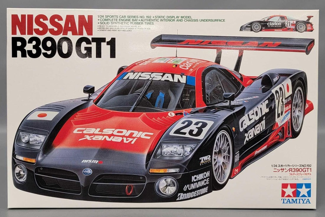 Tamiya 1/24 Nissan R390 GT1 in original box kit 24192 (1 of 6)