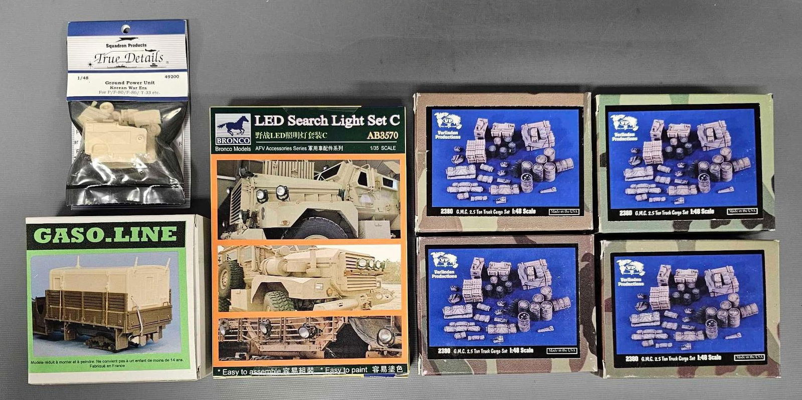 Group of upgrade and detail kits in original boxes (1 of 8)