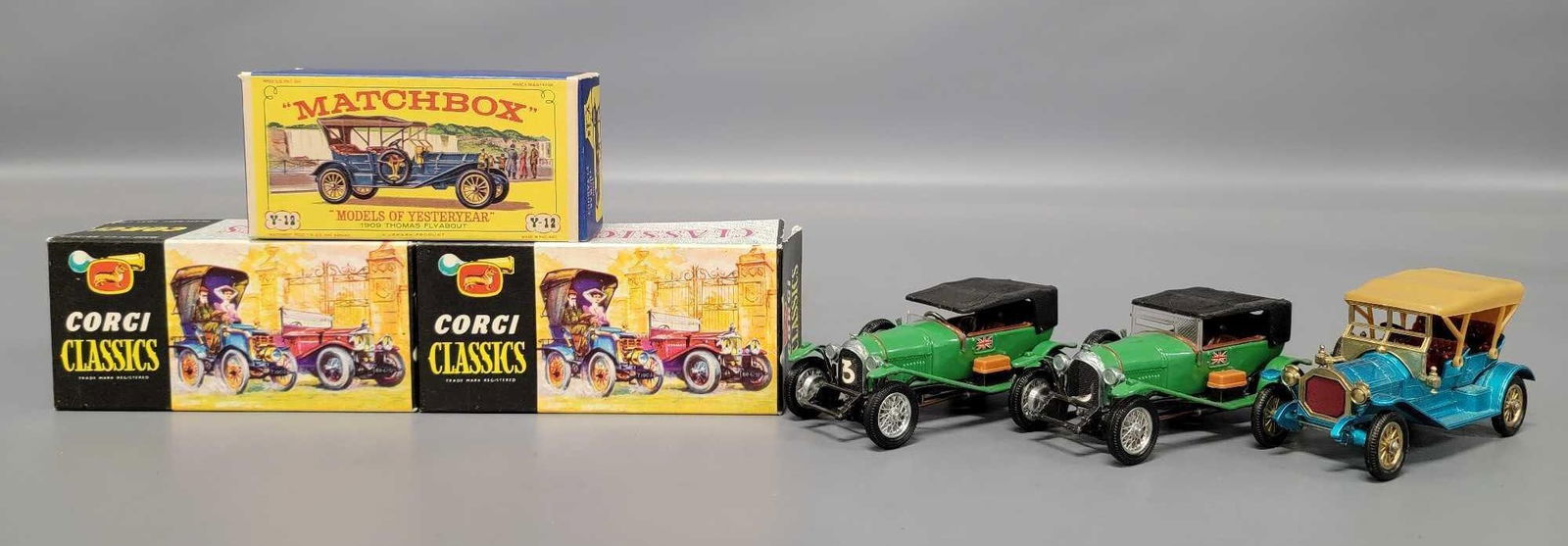 Group of Corgi Toys Classics Bentley No 9001 and Matchbox Models of Yesteryear in original boxes (1 of 11)