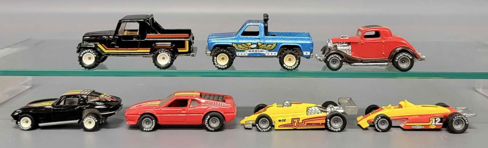 Group of Hot Wheels Cars Jeeps and Race cars (1 of 6)