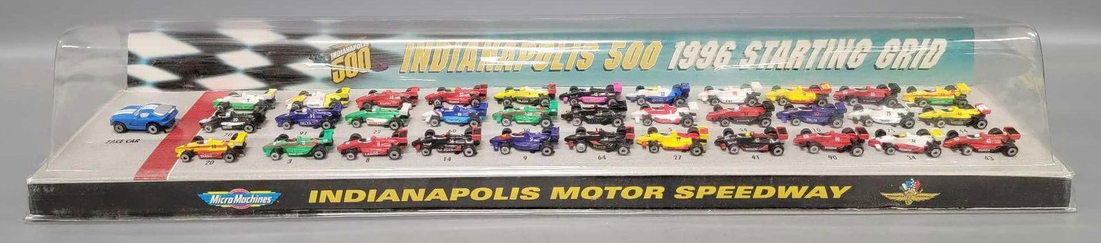 Micro Machines Indianapolis 500 1996 Starting Grid in display original box. (1 of 8)