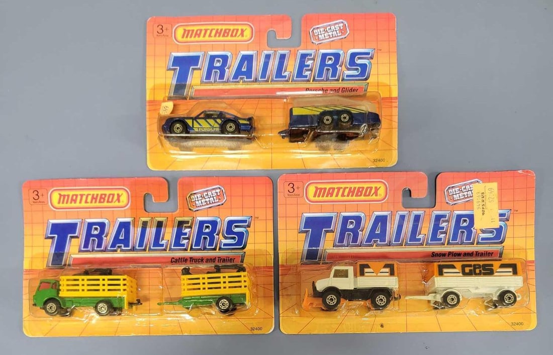 Three Matchbox Trailers in blister packs (1 of 5)