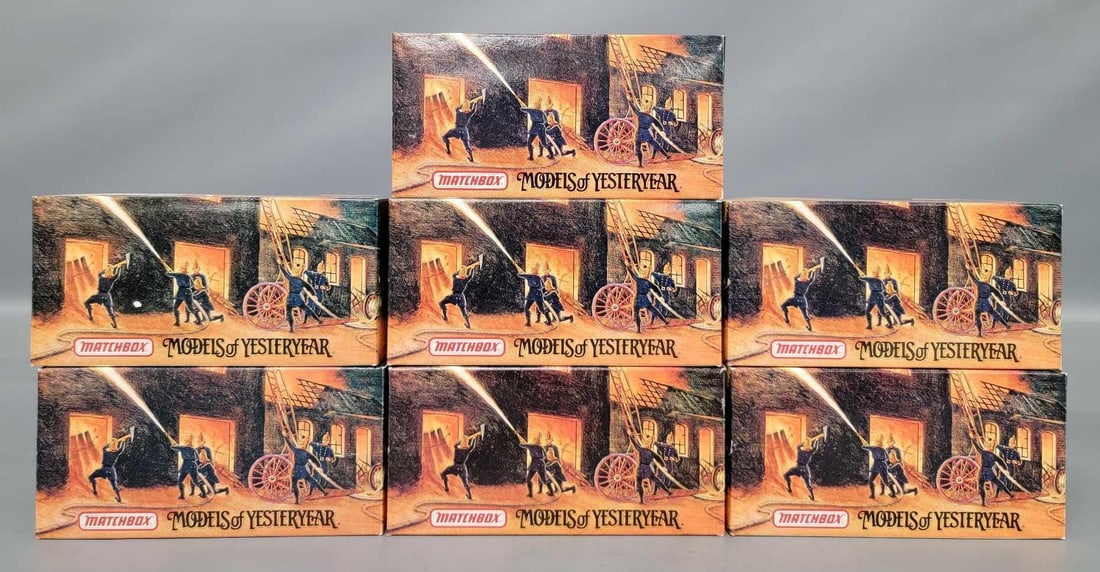 Seven Matchbox Models of Yesteryear Fire Engine Series in original boxes (1 of 7)