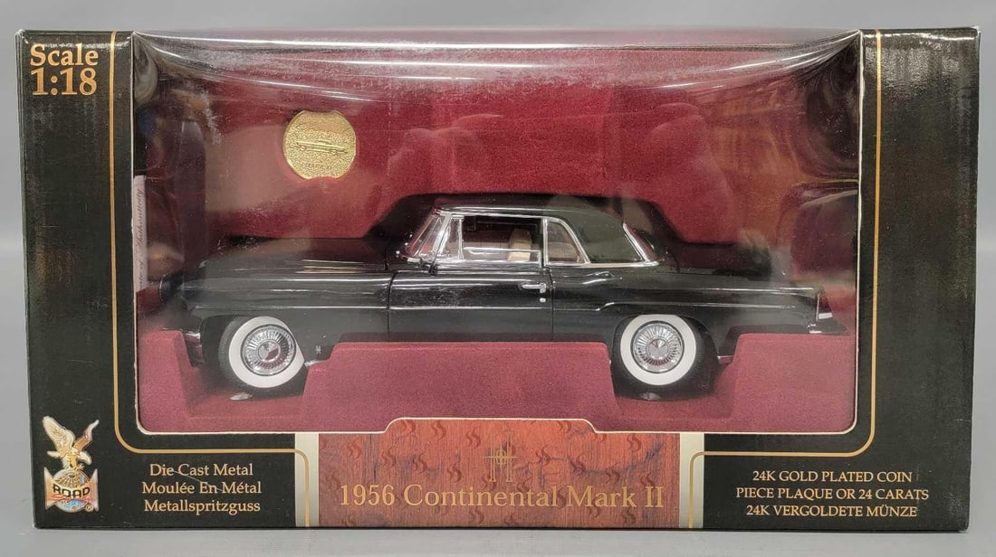 Yatming Signature Series 1/18 1956 Lincoln Continental Mark II in original box (1 of 7)