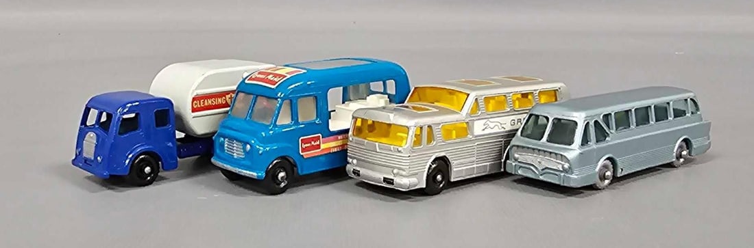 Group of four Lesney Matchbox Commercial vehicles (1 of 7)
