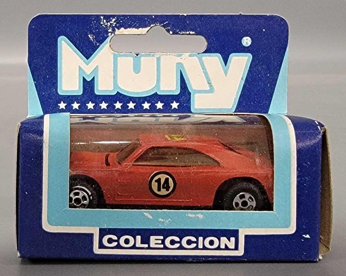 Muky no 15 Dodge Charger in original box: Muky no. 15 Dodge Charger in original box car is in near mint to mint condition with a excellent original box as seen in photos.