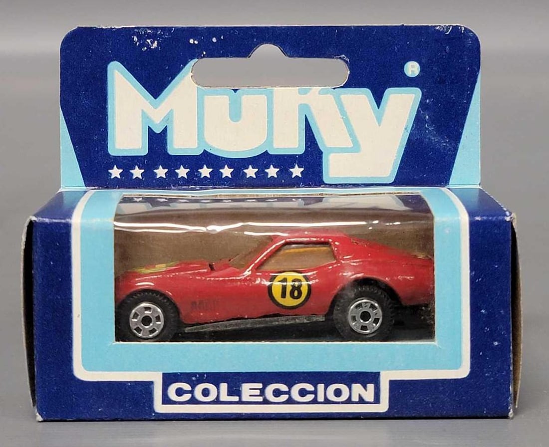 Muky no 16 Corvette Special in original box: Muky no. 16 Corvette Special in original box car is in near mint to mint condition with a excellent original box as seen in photos.