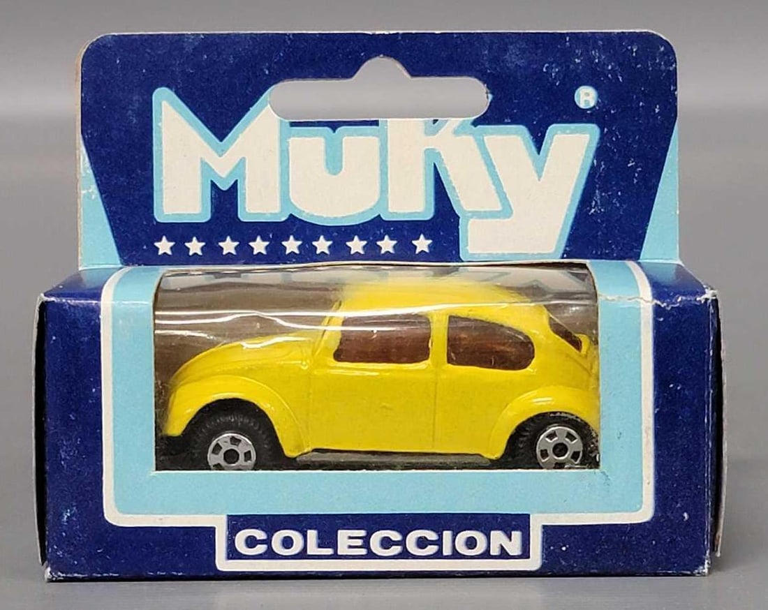 Muky no 38 Volkswagen VW in original box: Muky no. 38 Volkswagen VW in original box car is in near mint to mint condition with a excellent original box as seen in photos.