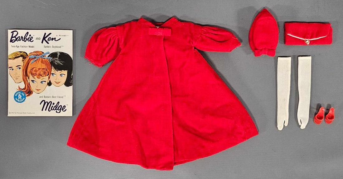 Vintage Barbie Red Flare Barbie tagged outfit  by Mattel (1 of 14)