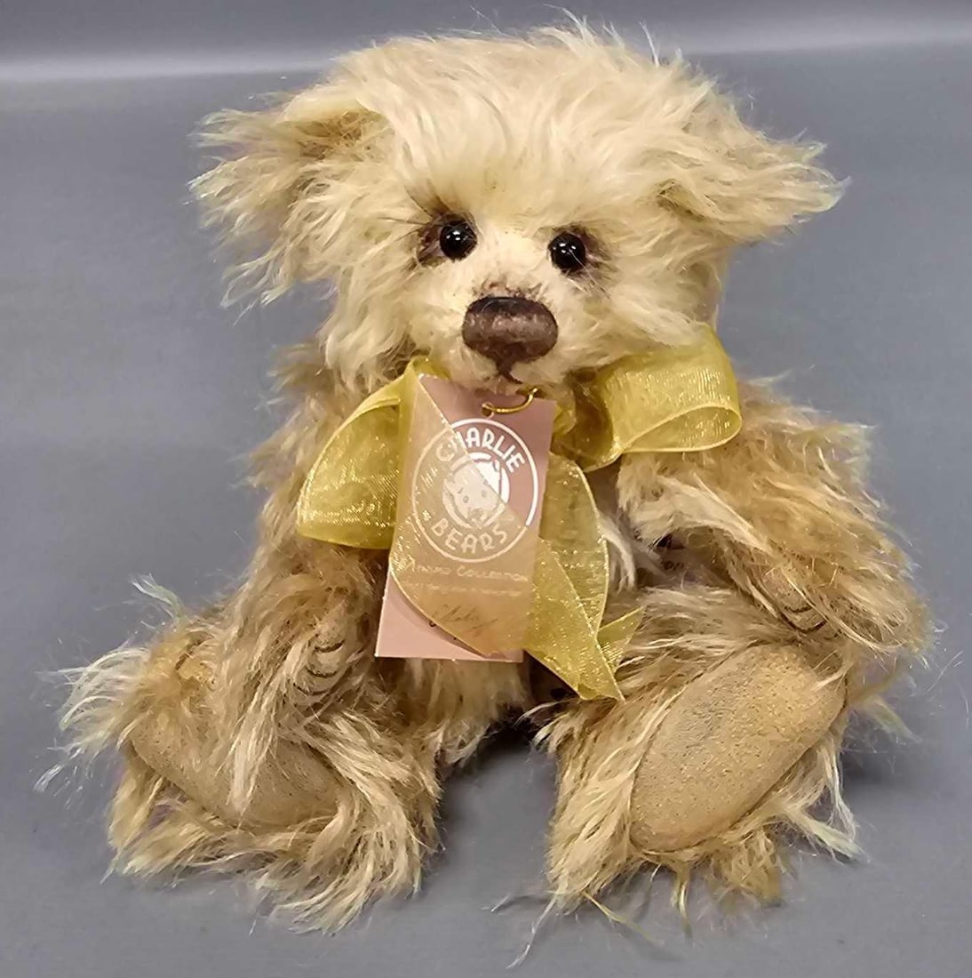 Charlie Bears 7 inch Minimo Collection Pancake plush: Charlie Bears 7 inch Minimo Collection Pancake limited edition 881 of 2000 plush is in excellent condition and comes from an adult owned, smoke-free, pet-free home that has never been played with as s