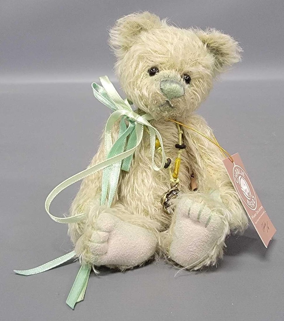 Charlie Bears 7 inch Minimo Collection Tickety Boo plush: Charlie Bears Minimo Collection Tickety Boo limited edition 386 of 2000 plush is in excellent condition and comes from an adult owned, smoke-free, pet-free home that has never been played with as seen