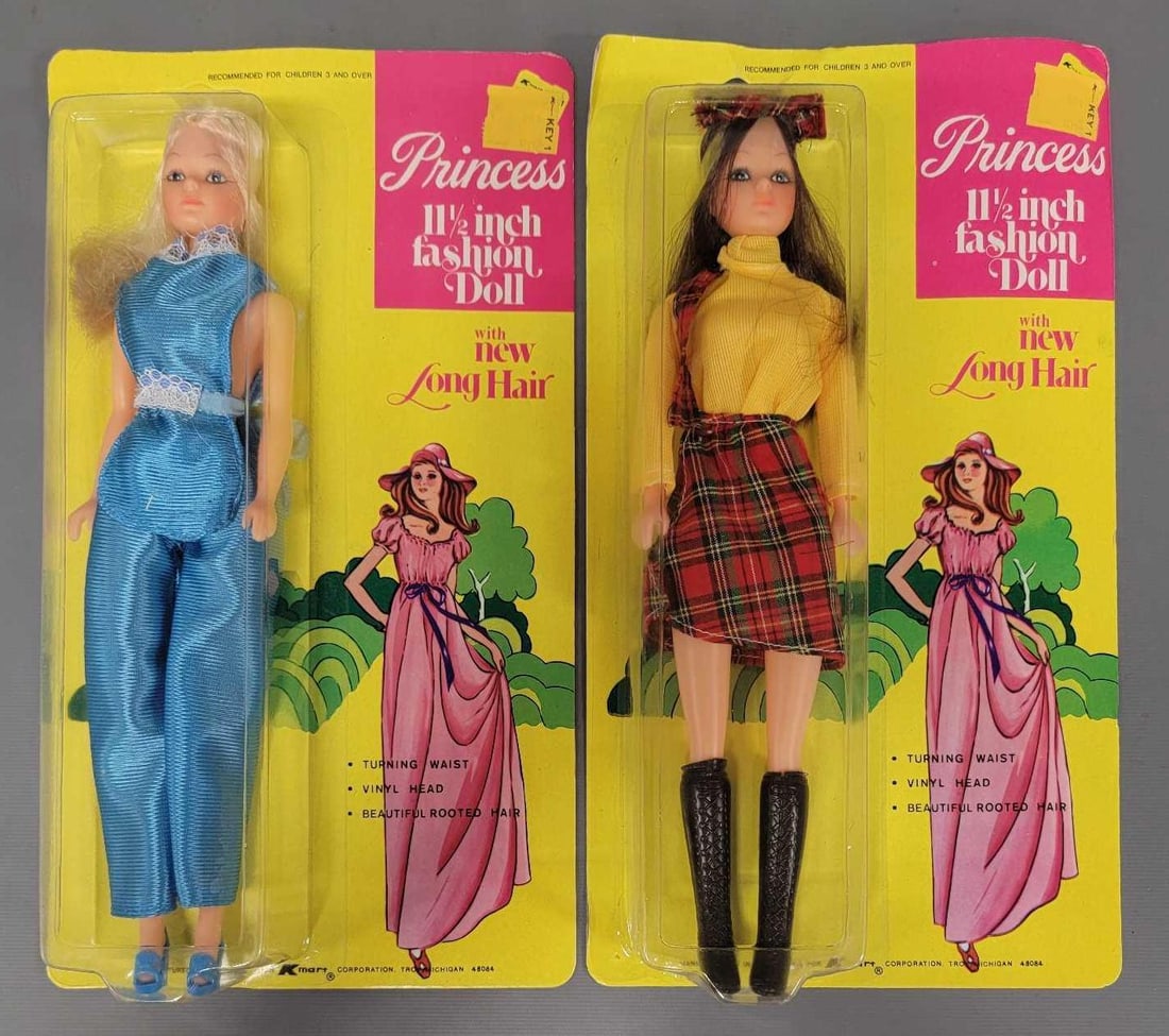 Two Vintage Kmart Princess 11.5 inch Fashion dolls in factory sealed original box (1 of 8)