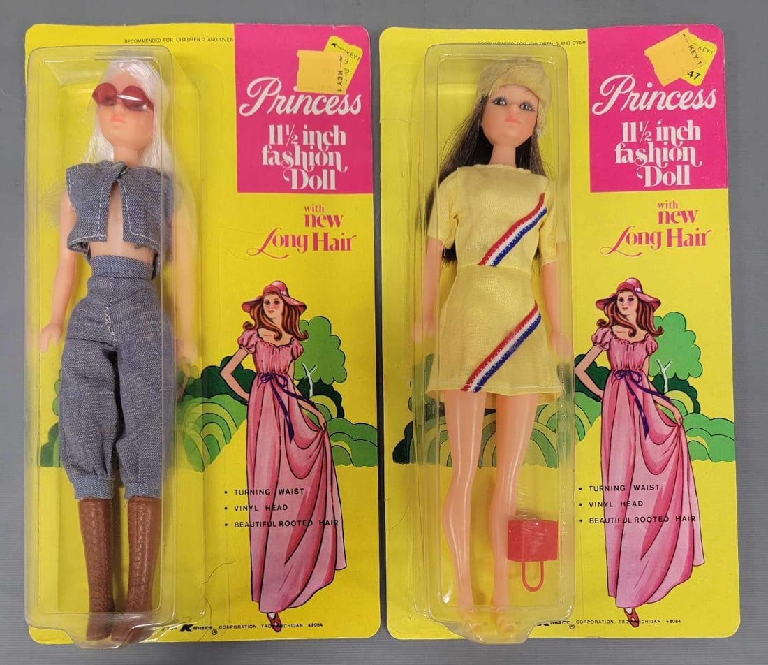 Two Vintage Kmart Princess 11.5 inch Fashion dolls in factory sealed original box (1 of 8)
