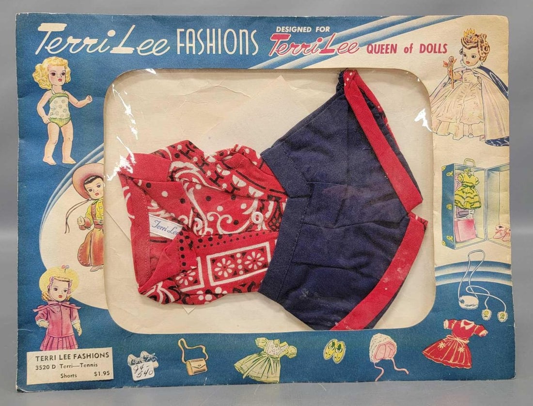 Vintage Terri Lee Fashions Terri Tennis Shorts in original package (1 of 3)