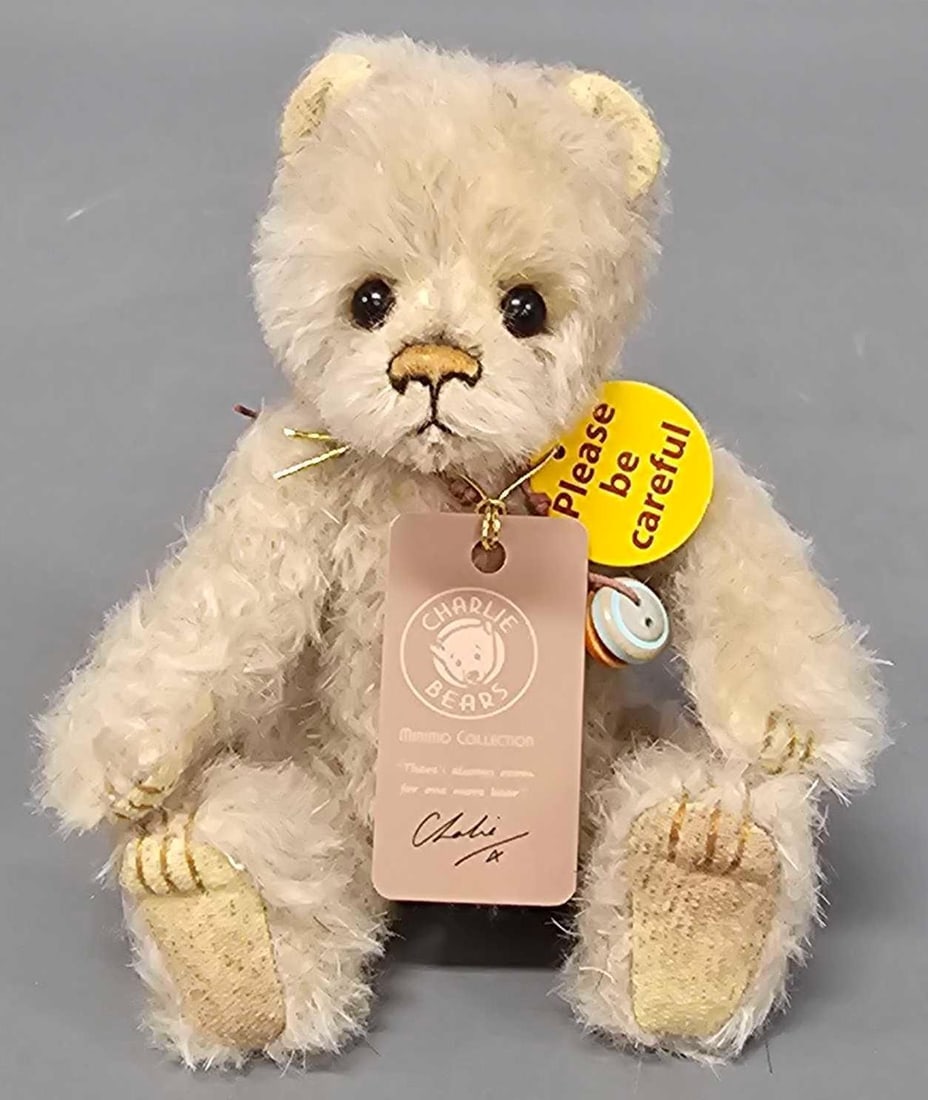 Charlie Bears 6 inch Minimo Collection Breadcrumb plush: Charlie Bears 6 inch Minimo Collection Breadcrumb no 584 plush is in excellent condition and comes from an adult owned, smoke-free, pet-free home that has never been played with as seen in the photos.