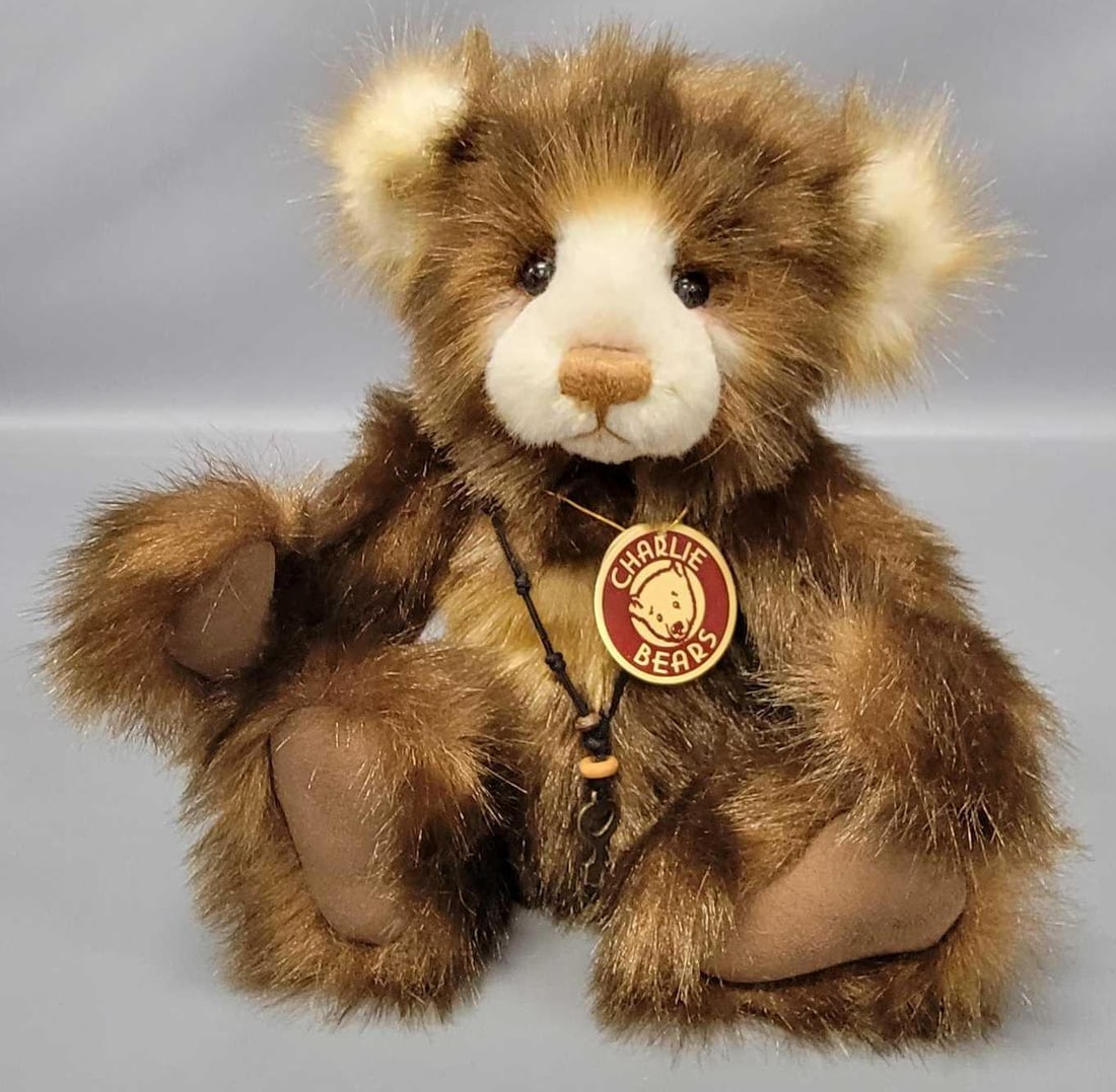 Charlie Bears 12 inch Becky plush: Charlie Bears 12 inch Becky CB104716A plush is in excellent condition and comes from an adult owned, smoke-free, pet-free home that has never been played with as seen in the photos.