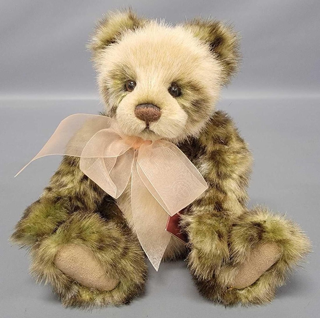 Charlie Bears 10 inch Bears With Personalities Olive plush: Charlie Bears 10 inch Bears With Personalities Olive CB151521A plush is in excellent condition and comes from an adult owned, smoke-free, pet-free home that has never been played with as seen in the p