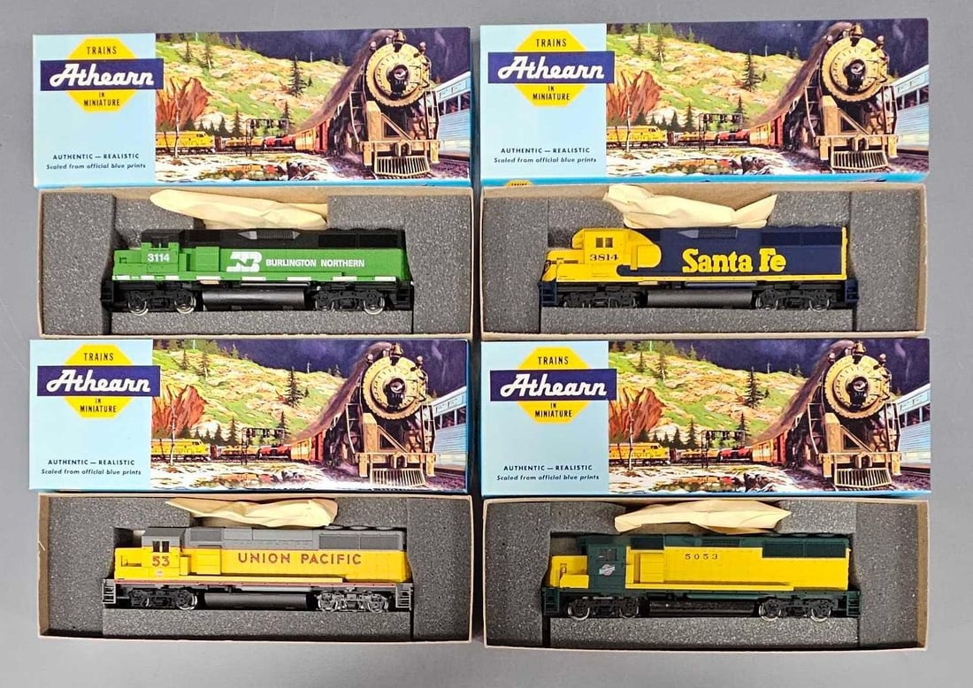 Four Athearn GP-50-2 Locomotives in original boxes (1 of 6)