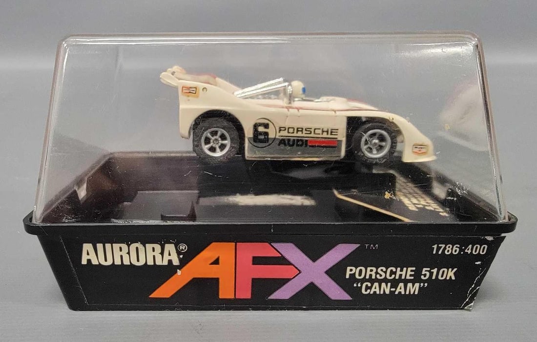 Aurora AFX  Porsche 510 slot car in cube (1 of 12)