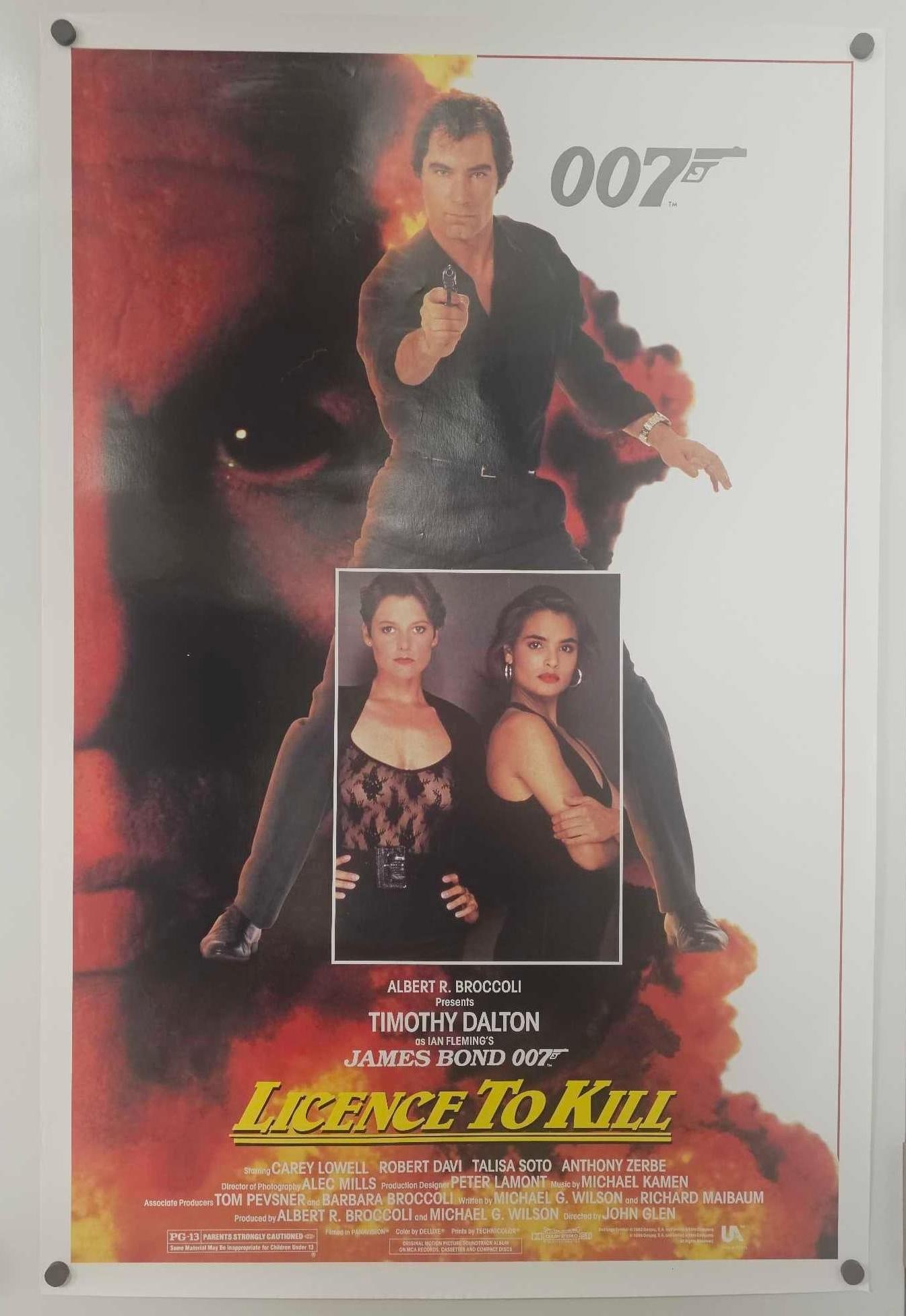 James Bond 007 Licence to Kill movie poster (1 of 5)