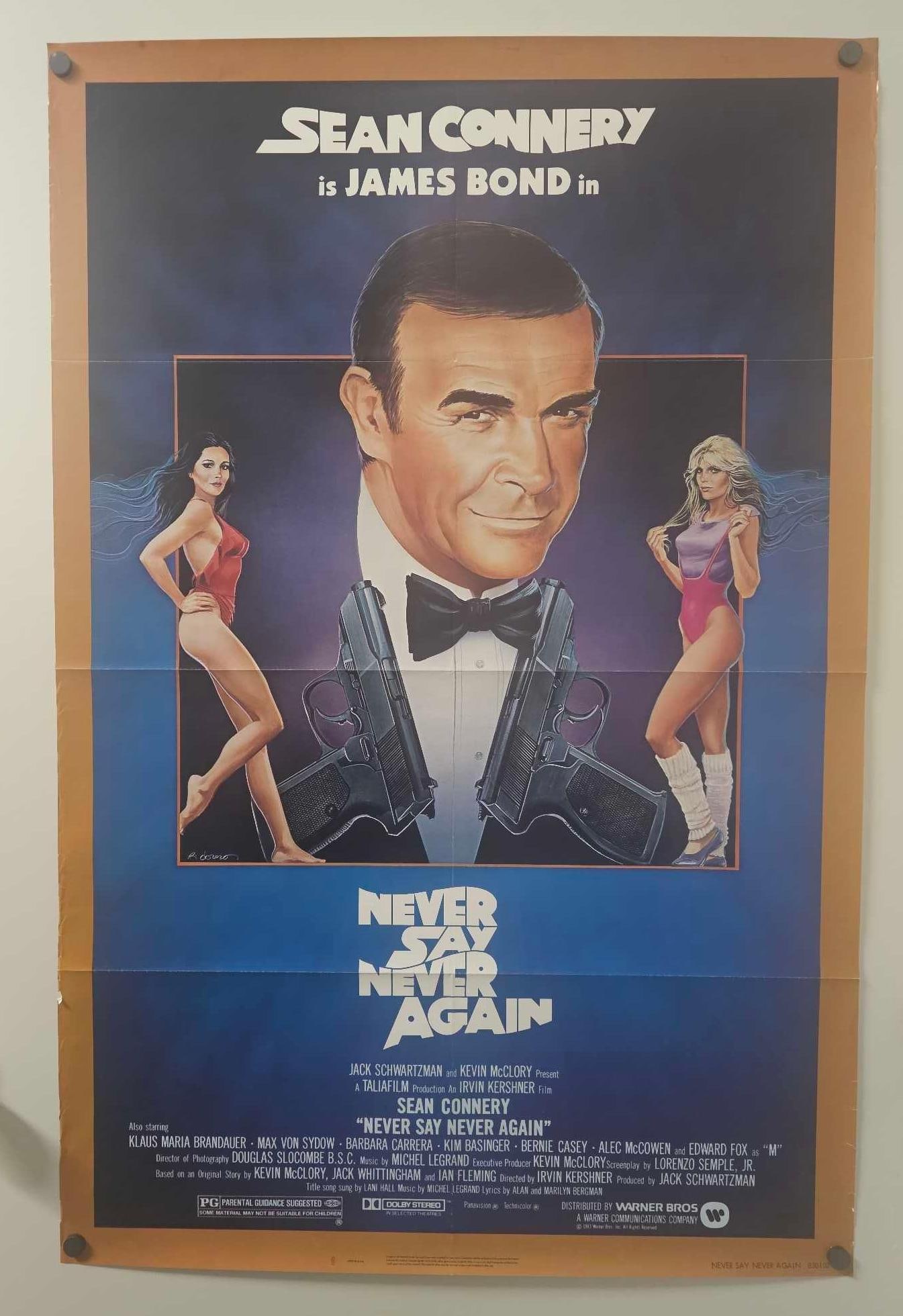 James Bond 007 Never Say Never Again movie poster (1 of 5)