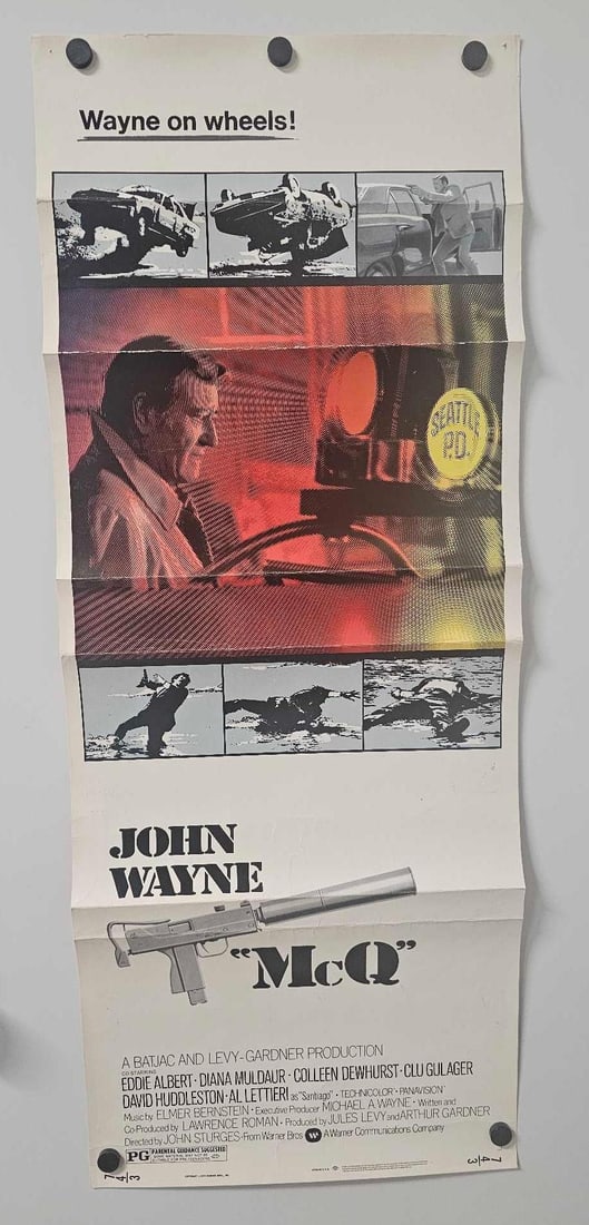 John Wayne McQ insert movie poster (1 of 7)