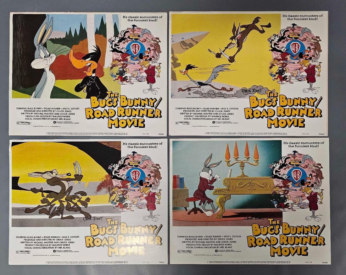 Partial set of The Bugs Bunny Road Runner Movie lobby cards 790082 (1 of 5)