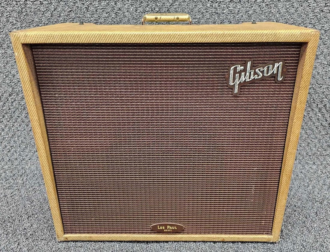 Fantastic 1961 Gibson Les Paul GA-40 watt tweed tube guitar amplifier (1 of 20)
