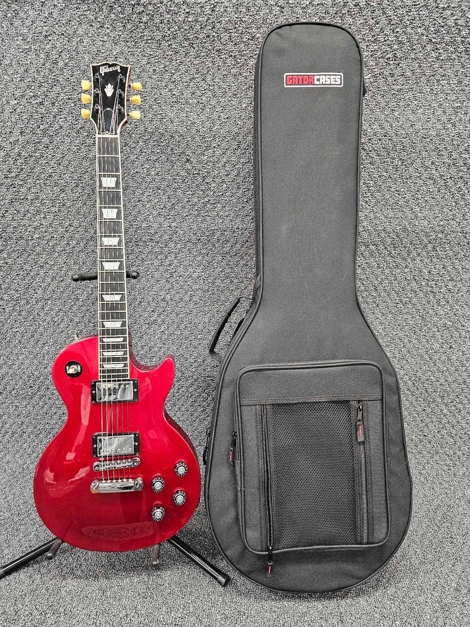 2008 Gibson Les Paul electric guitar red metallic (1 of 17)