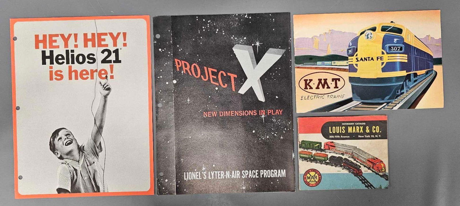 Vintage Marx Kusan and Lionel Helios 21 consumer catalogs (1 of 9)