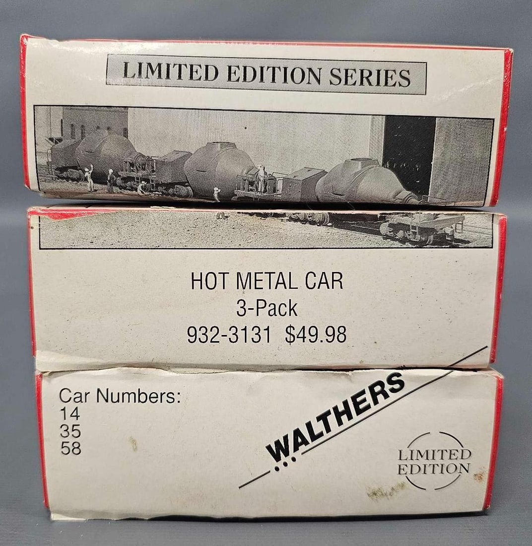 Walthers HO Limited Edition hot metal car 3 pack 932-3131 (1 of 6)
