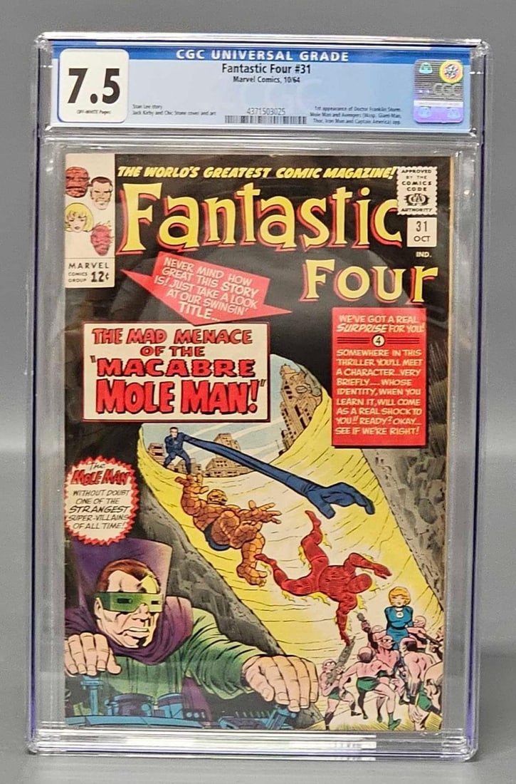 Fantastic Four 31 CGC 7.5 1st Doctor Franklin Storm (1 of 6)