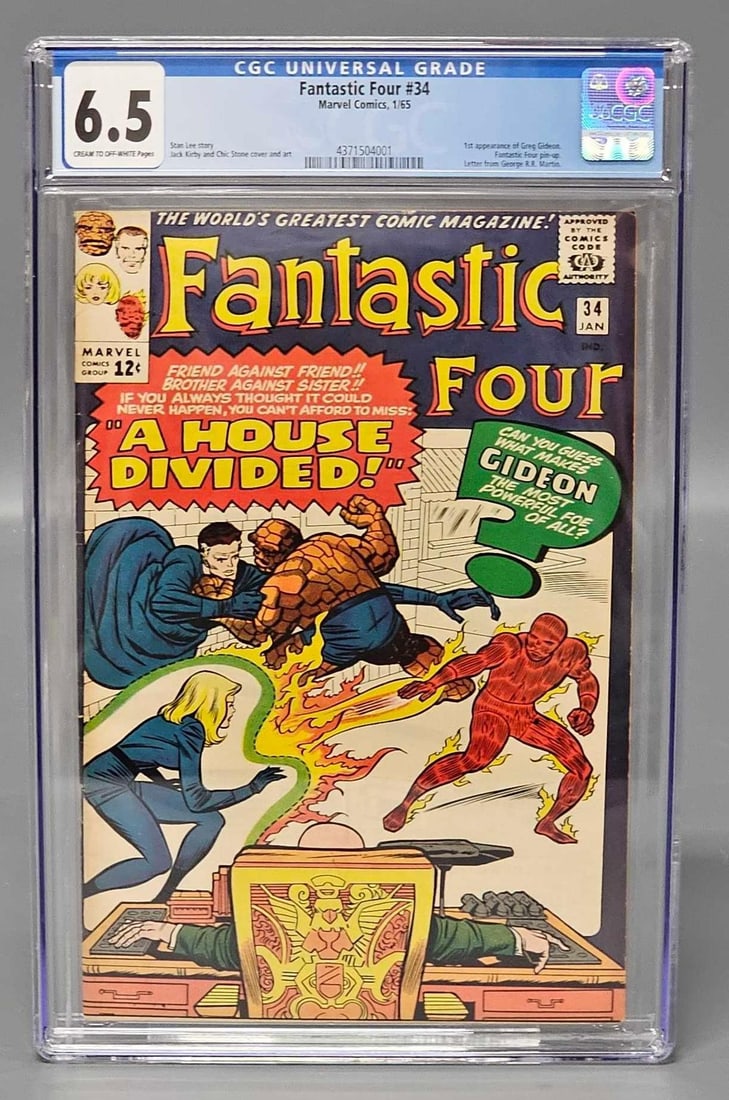 Fantastic Four 34 CGC 6.5 1st Greg Gideon (1 of 6)