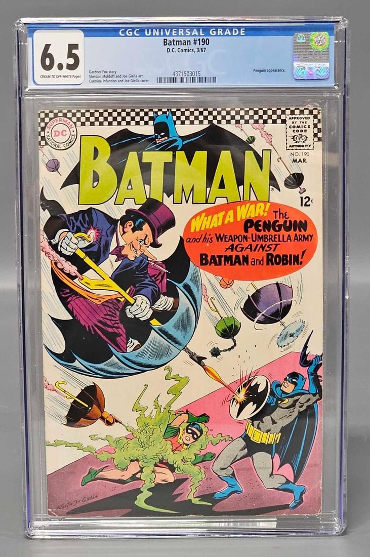 Batman 190 CGC 6.5 (1 of 6)