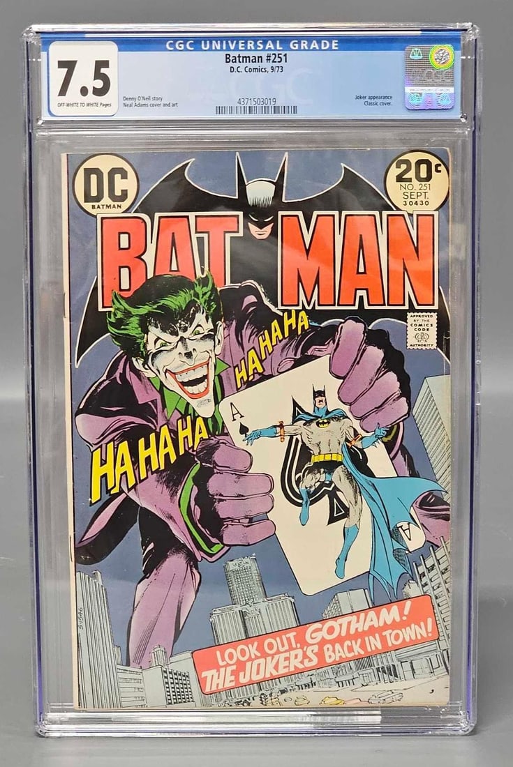 Batman 251 CGC 7.5 classic Joker cover (1 of 6)