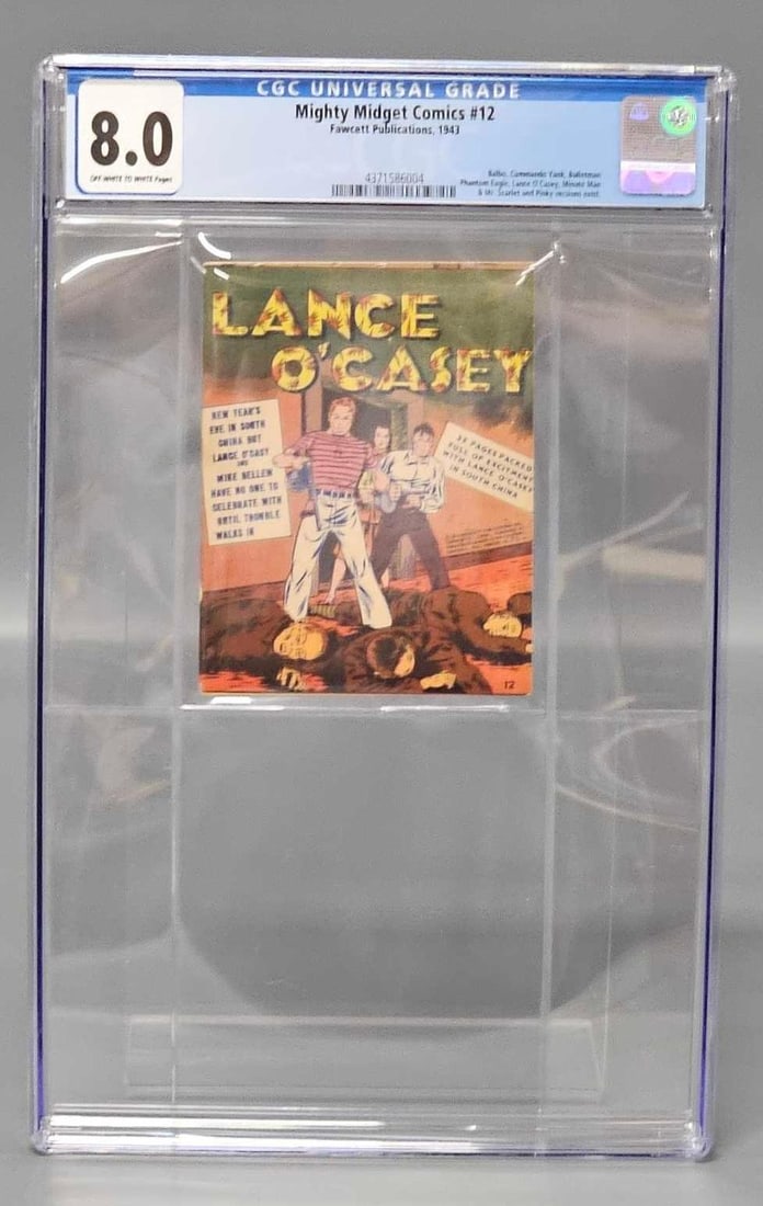 Mighty Midget Comics 12 CGC 8.0 Lance O'Casey version (1 of 6)