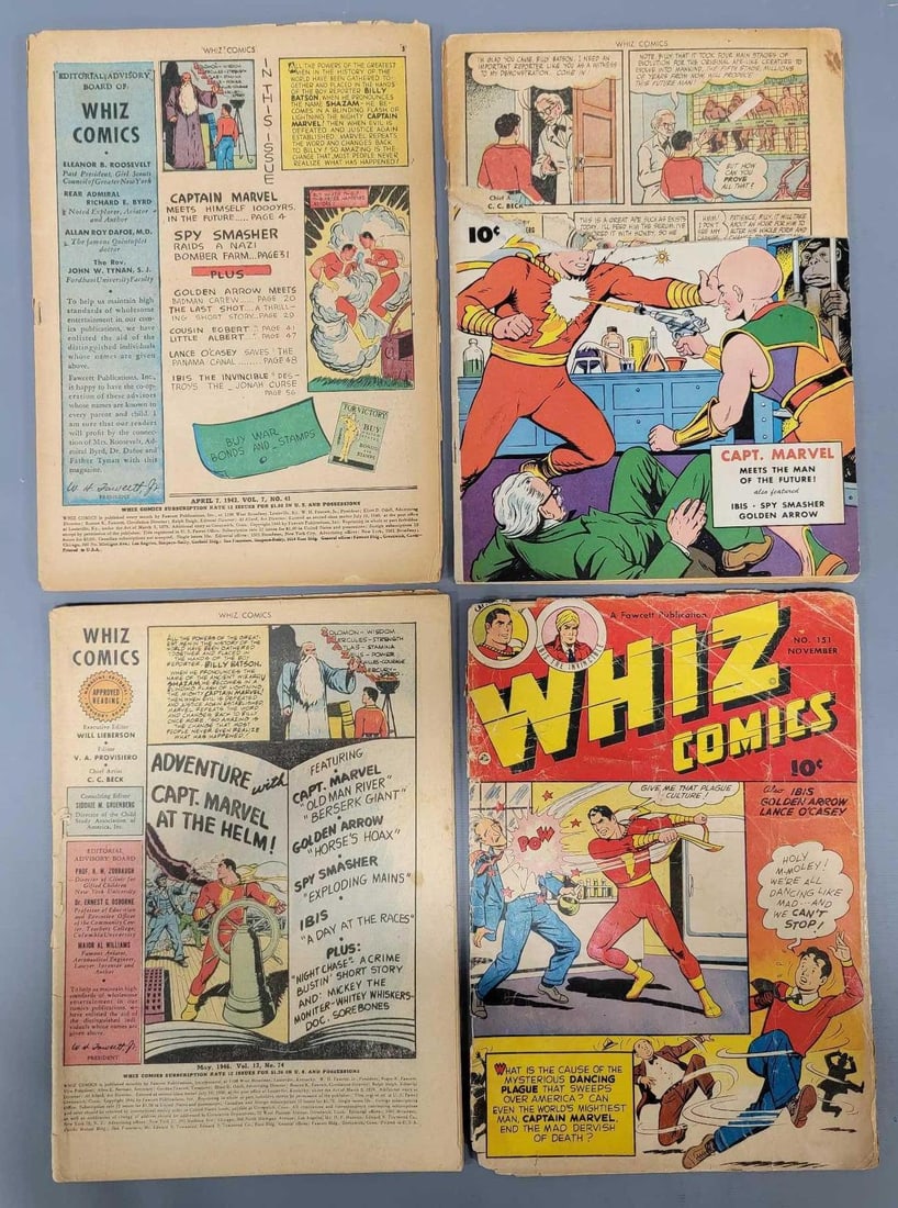 Whiz Comics 41 72 74 151 (1 of 14)
