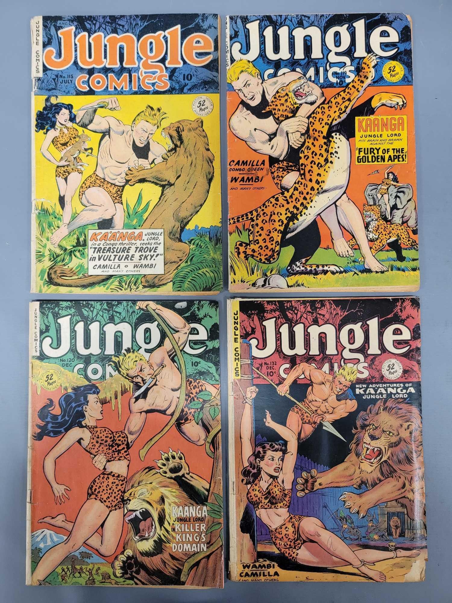 Jungle Comics 115 119 120 132 (1 of 13)