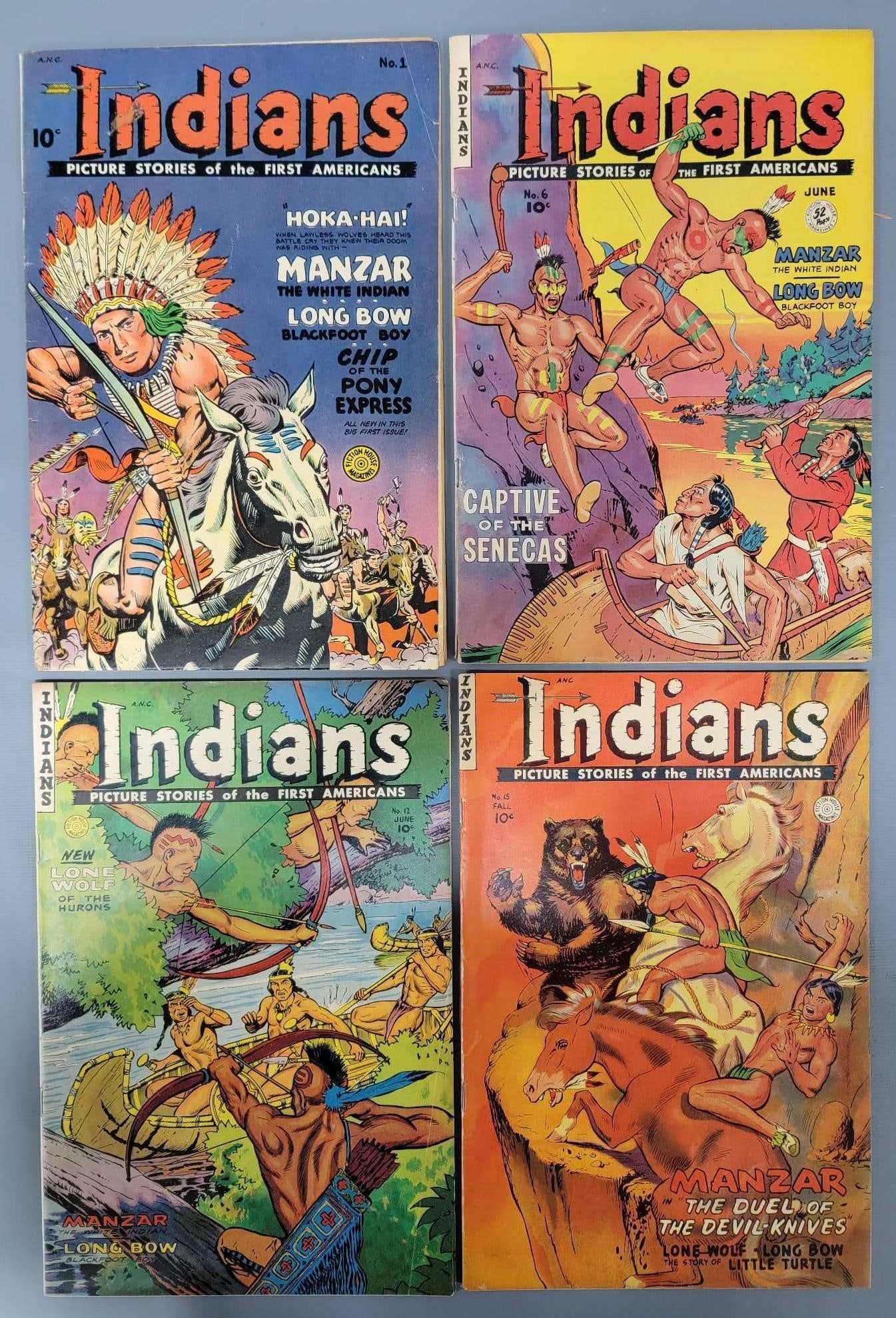 Four Indians Golden Age Comics (1 of 13)