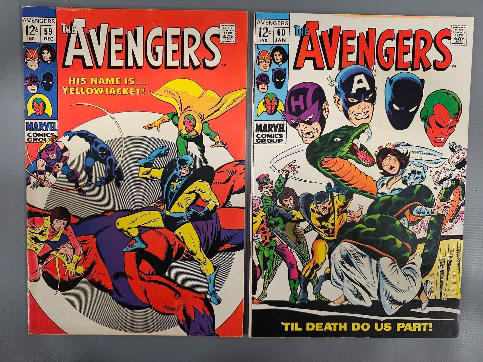 Two Avengers Comics 1st Yellow Jacket (1 of 7)