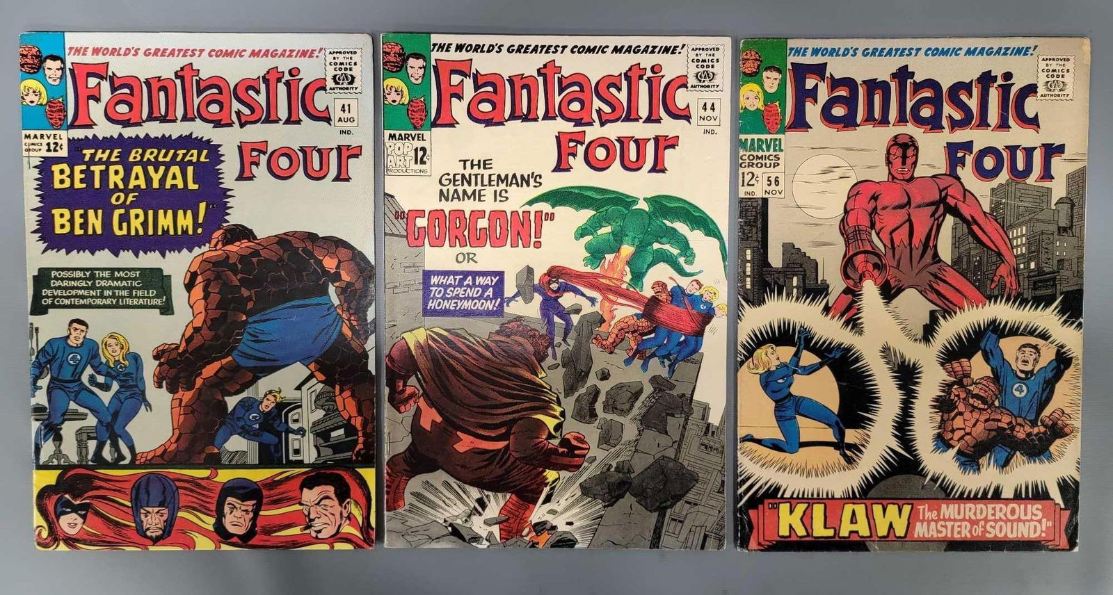 Three Fantastic Four Comics (1 of 10)