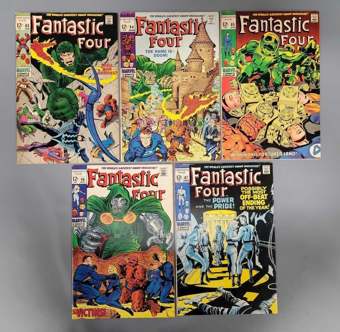 Five Fantastic Four Comics (1 of 11)