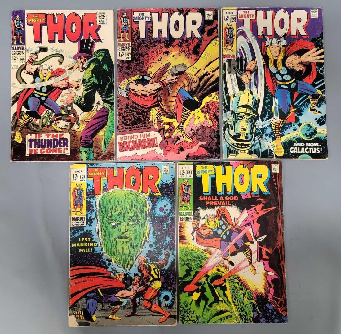 Five Thor Comics  146 157 160 161 164 Galactus (1 of 11)