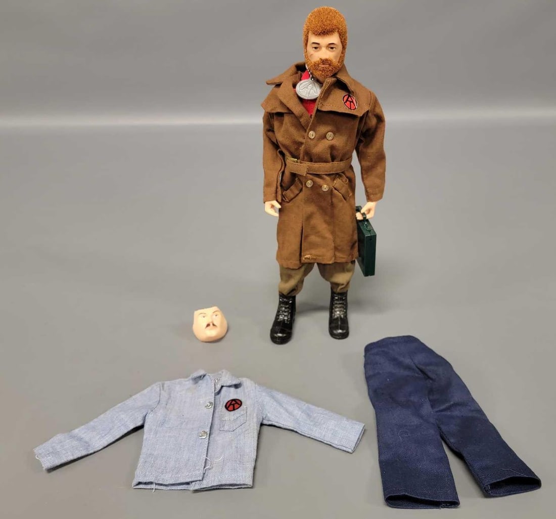 Hasbro GI Joe Adventure Team Sea Adventurer in Secret Agent outfit: Hasbro GI Joe Adventure Team Sea Adventurer in Secret Agent outfit. The figure has some hair missing from the back of his head but is otherwise in near perfect condition with tight joints and no signs