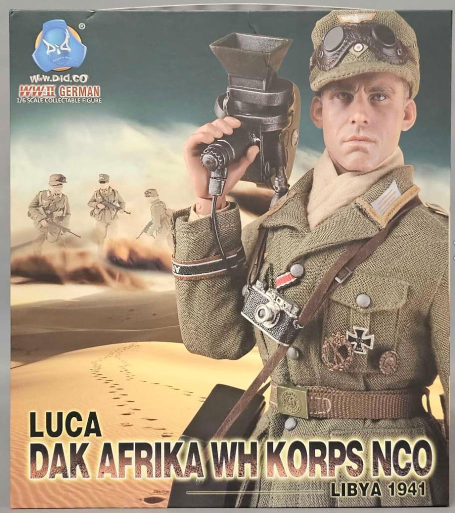 Did 1/6 Wwii Luca German Dak Afrika Wh Korps Nco Action Figure In