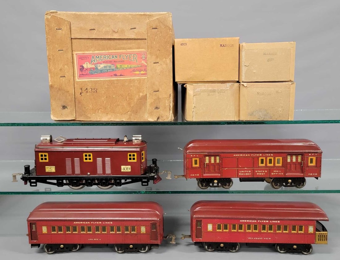 Boxed American Flyer wide gauge 1433 All American Limited electric passenger set (1 of 13)