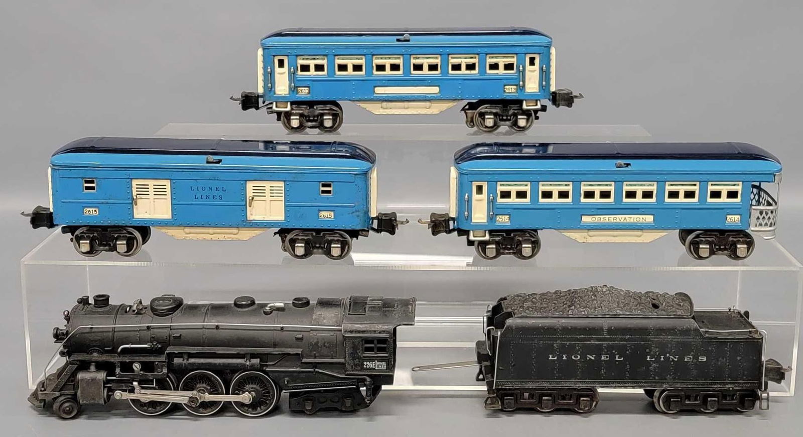 Lionel Prewar O Gauge 190w 226e Blue Comet Set Auction